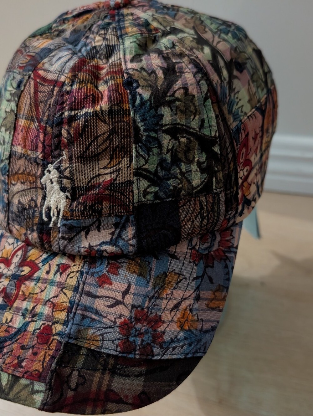 Polo By Ralph Lauren Patchwork Madras Ball Cap - Picture 6 of 11